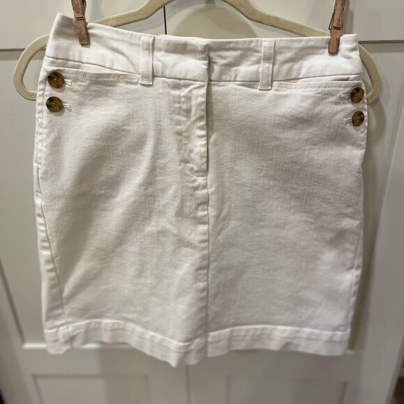 Talbots Bright White Skirt - Picture 1 of 4